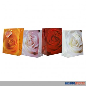 Geschenktüte "Rose" medium - sortiert