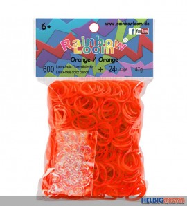 Rainbow Loom - Gummibänder "Orange"