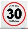 20er Pack Papier-Servietten "Happy Birthday - 30" 3-lagig