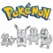 Pokemon-Plüsch-Figuren "LiMITED EDITION 20 cm" 4-sort.