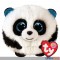Plüsch-Ball "Ty Puffies - Pandabär Bamboo" - Ø 10 cm