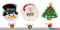 Schmuck-Set Kinder-Ringe "Weihnachten" - sort.