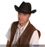 Filz-Cowboyhut - schwarz