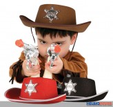 Cowboy-Hut "Sheriff" - 3-sort.