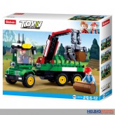 Steckbausteine-Set "Holz-Transporter / Town Farm"