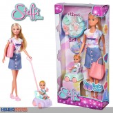 Steffi Love - Modepuppen-Spielset "Baby Car"