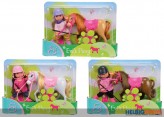 Evi Love - Puppen-Set "Evi's Pony" - 3-sort.