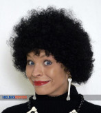 Perücke Afro - schwarz