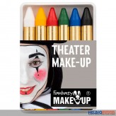Theater Make-up/Schminke - 6er Schminkstifte-Set
