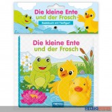 Badewannenbuch/Badebuch "Ente & Frosch" inkl. Figur 2-sort.