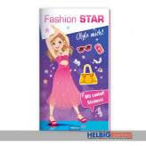 Malbuch "Sticker-Malbuch Fashion Star - Filmstar"