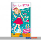 Malbuch "Sticker-Malbuch Fashion Star - Popstar"