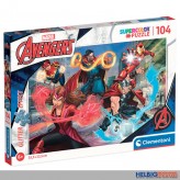 Glitter Puzzle "Marvel Avengers" 104 Teile