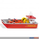 Siku 2117 - Feuerwehr Arbeitsboot - mit Schlauchhaspel