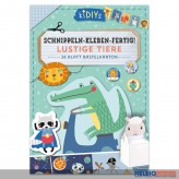 Kreativ-Bastelbuch "Schnippeln-Kleben-Fertig" Lustige Tiere
