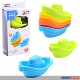 Mini-Boote "Happy World" 6er Set