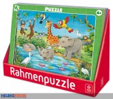 Rahmenpuzzle "Kinder" gr. -  sort.