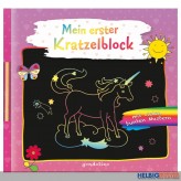 Kreativ-Buch "Mein erster Kratzelblock - Einhorn"