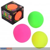 Super Soft Jumbo Neon-Ball "Squishy" 11 cm - 4-sort.