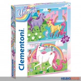 2er Puzzle-Set "Einhorn - I believe in Unicorns" 2x 20 Teile