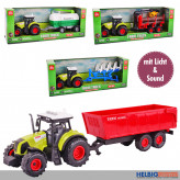 Farm-Traktor m. Anhänger "Farm Truck" Spielset m. L&S sort.