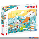 Maxi Puzzle "Der große Flughafen - Kinderpuzzle" 60 Teile