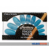 Fingernägel-Set blau - zum Aukleben - 2er-Set