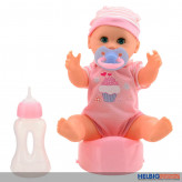 Trink- & Näss-Puppe "Baby Rose" 25 cm - 2-sort.