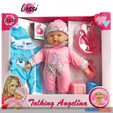 Softkörper-Babypuppe "Talking Angelina" 30 cm mit Sound