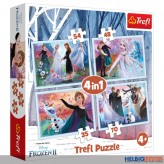 Kinder-Puzzle 4-in-1 "Frozen 35 + 48 + 54 + 70 Teile"