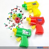 Konfetti-Pistole gr. "Confetti Gun" - inkl. 18 Schuss