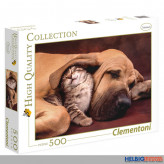 Puzzle "Tiere - Cuddles / Hund & Katze" - 500 Teile