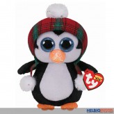 Beanie Boo - Pinguin mit Mütze "Weihnachten/XMAS" 15 cm