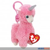 Boo Clip/Anhänger - Lama pink "Lana" mit Horn - 8,5 cm