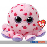Glubschi's/Beanie Boo's - Oktopus "Bubbles" mit Herz - 15 cm