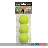 Tennisbälle "Vittali Back Court" gelb - 3er Pack