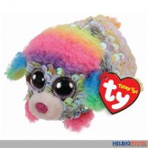 Teeny Ty Flippables - Hund Pudel "Rainbow" 10 cm