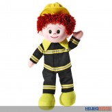Schlenker-Puppe "Feuerwehrmann-Poupetta" 30 cm