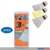 Federbälle / Badminton "Talbot Torro Tec 150" 3er Pack