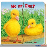 Pappen-Bilderbuch "Zieh & Sieh: Wo ist Emil?"