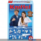 Würfelspiel "Kniffel" mit Leder-Würfelbecher
