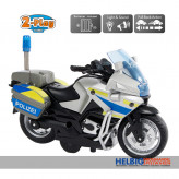 Polizei-Motorrad "Polizei - 2-Play" 13 cm - m. Licht & Sound