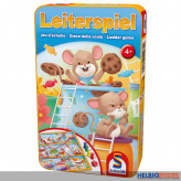 Gesellschaftsspiel "Leiterspiel" - in Metallbox