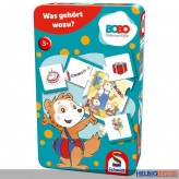 Kinder-Spiel "Bobo: Was gehört dazu?" in Metallbox