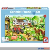 Kinder-Puzzle "Fröhlicher Bauernhof" - 100 Teile