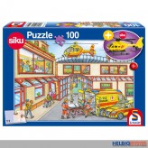 Kinder-Puzzle "Rettungshubschrauber" & Siku-Modell 100 Teile