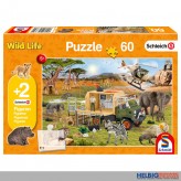 Kinder-Puzzle Schleich Wild Life: Tierrettung m. Fig. 60 T.