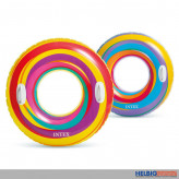 Jumbo-Schwimmring "Streifen / Stripes" 91 cm - 2-sort.