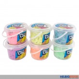Sand-Knete XL "Super Soft Magic Sand" 500 gr. - 6-sort.