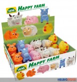 Wasser-Spritztiere "Happy Farm" - 6-sort.